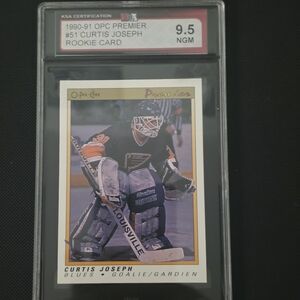 1990-91 OPC Premier Curtis Joseph Rookie Card